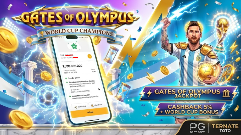 TERNATETOTO - JACKPOT GATES OF OLYMPUS Rp.30,000,000,-